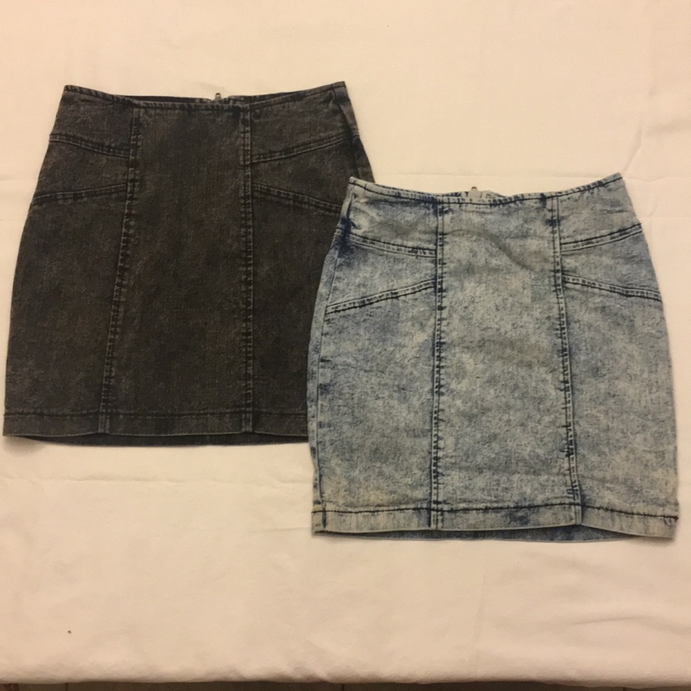 Acid wash skirt bundle